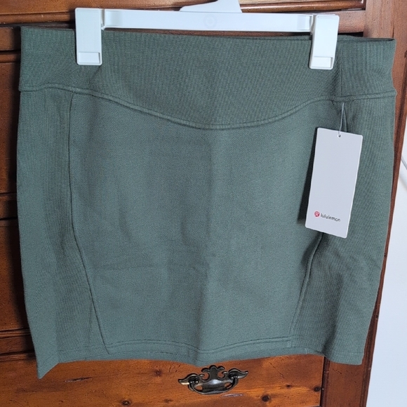 lululemon athletica Dresses & Skirts - lululemon athletica Olive Green Mini Skirt